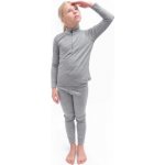 Sensor Merino Bold dětský set triko dl.rukáv zip + spodky cool gray – Hledejceny.cz