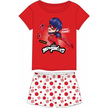 Dívčí pyžamo Kouzelná Beruška Miraculous 5204245 červené