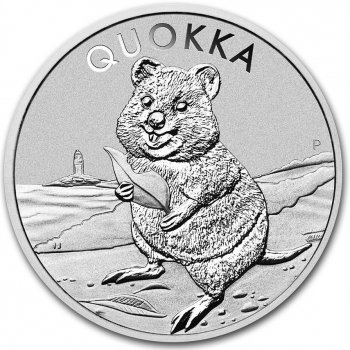 The Perth Mint Australia Austrálie Stříbrná australská Quokka BU 1 oz