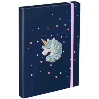 Baagl desky na školní sešity A4 Unicorn Gold – Zboží Mobilmania