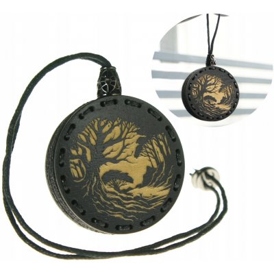 Deconet vůně do auta dřevěný přívěsek Black Premium - Les – Sleviste.cz