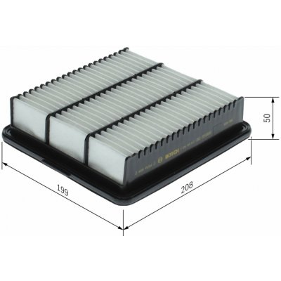 Vzduchový filtr BOSCH F 026 400 823 – Hledejceny.cz