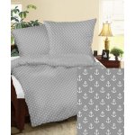 WZAD Kotvičky bílá Přikrývka 200x220 2x Polštář 70x90 Bavlna – Zboží Dáma