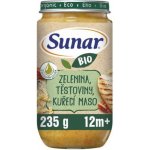 Sunar BIO Zelenina těstoviny kuřecí maso 12m+ 235 g – Zboží Dáma