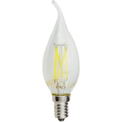 Optonica LED Filament Candle žárovka C35T E14 4W Studená bílá