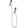 SM, BDSM, fetiš Easytoys Long Nipple Clamps With Chain Fetish Collection