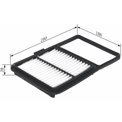 Vzduchový filtr BOSCH F 026 400 170 – Hledejceny.cz