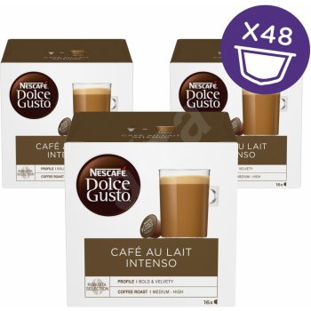 Nescafé Dolce Gusto Cafe au Lait INTENSO kapslí 3 x 16 ks