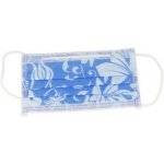 Floral Ústenky s gumičkou 3-vrstvé modré 50 ks – Zboží Mobilmania