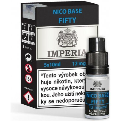 IMPERIA - 5x10ml - Nico Base (50VG/50PG) 12mg – Zboží Mobilmania