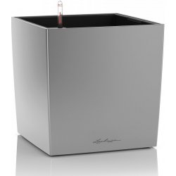 Lechuza Cube Premium 40 cm Silver