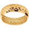 Prsteny iZlato Forever Zlatý vzorovaný dámský prsten IZ27401