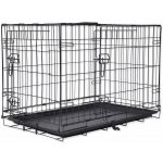 Dog Fantasy Klec skládací 2 dveře M 75 x 46 x 53 cm – Zboží Mobilmania