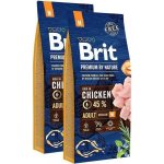 Brit Premium by Nature Adult M 2 x 15 kg – Hledejceny.cz