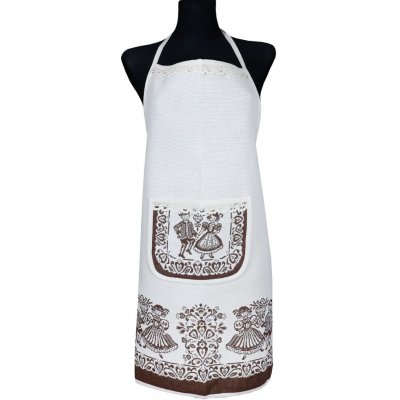 Mondo Lněná zástěra A005 Hnědá – Sleviste.cz