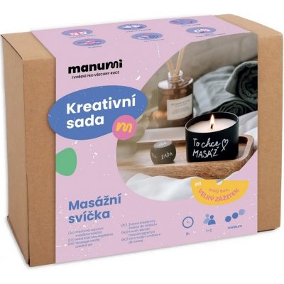 Manumi kreativní sada na výrobu masážní svíčky 1 ks – Hledejceny.cz