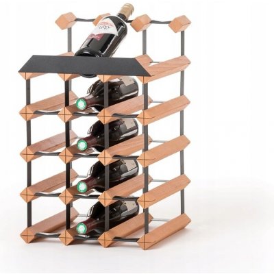 RAXI 15 lahví Stojan na víno Classix pultový Voskovaný Buk – Zboží Dáma