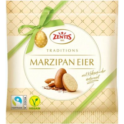 Zentis Marzipan Eier mit Kakaopuder Verfeinest 125 g