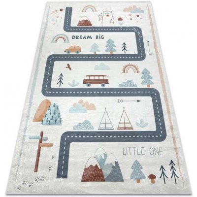 Nej-koberce Bambino 46980 bílý/zelený – Zboží Dáma