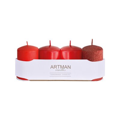 Nohel Garden Svíčka adventní VÁLEC mix d6x10cm 4ks – Hledejceny.cz