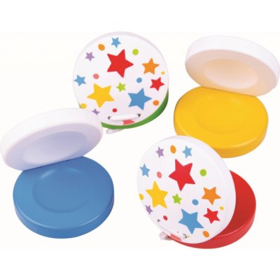 Bighigs Toys kastaněty hvězdičky modrá – Sleviste.cz
