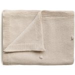 Mushie pletená dětská deka tečkovaná Off White – Zboží Mobilmania