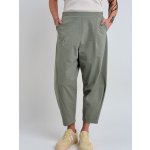 Voga Móda Olivově zelené kalhoty TOSCANA – Zboží Dáma