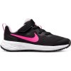 Dětské běžecké boty Nike Revolution 6 PSV black/pink foam/hyper pink