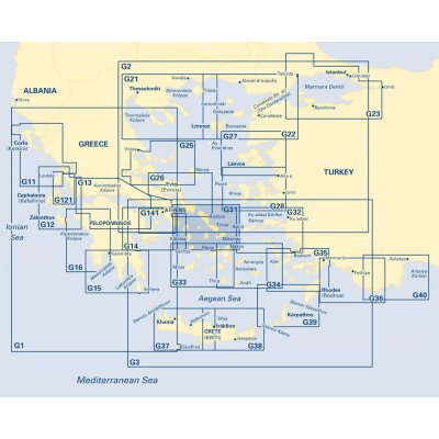 Námořní mapa Imray G31 Northern Cyclades IMG31