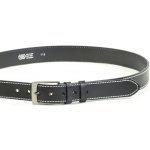 Penny Belts Pánský kožený opasek 26 černý – Hledejceny.cz