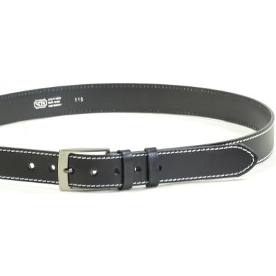 Penny Belts Pánský kožený opasek 26 černý – Hledejceny.cz