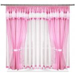 BytoTex Voálová kusová záclona se závěsem Alena růžová II 400x150 cm – Hledejceny.cz