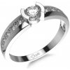Prsteny Couple Zásnubní Lovely bílé zlato a zirkony 5260505