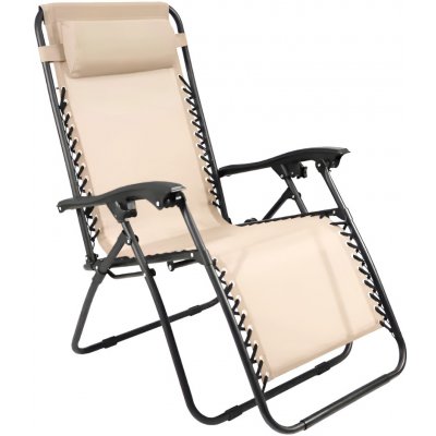 Kondela GERALD NEW Zahradní polohovací křeslo, béžová – Zbozi.Blesk.cz