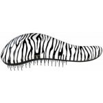 Detangler Professional kartáč na vlasy s rukojetí bílá zebra – Zboží Mobilmania