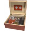 Angelo Humidor Set Brownred