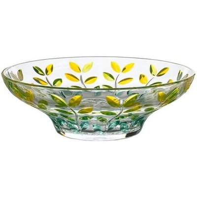 Bohemia Prestige Křištálová mísa Laurus Summer 305 mm – Sleviste.cz