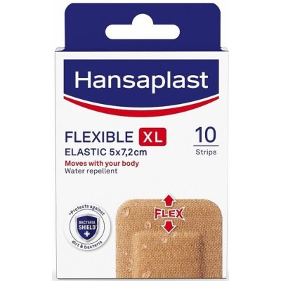HANSAPLAST Flexible XL elastická náplast 10 ks – Zboží Dáma