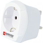 SKROSS cestovní adaptér do Velké Británie, typ G – Zboží Živě