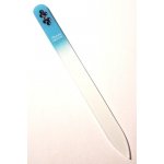 Bohemia Crystal Skleněný pilník na nehty Swarovski 140 mm sv. modrý – Zboží Dáma