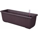 Plastia Samozavlažovací truhlík SIESTA LUX 60x20x19 cm hnědý – Zboží Mobilmania