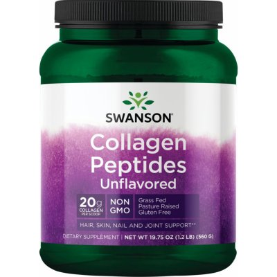 Swanson Collagen Peptides neochucené 560 g – Hledejceny.cz