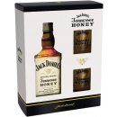 Jack Daniel's Honey 0,7 l (dárkové balení 2 sklenice)