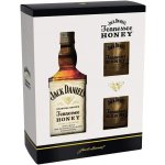 Jack Daniel's Honey 0,7 l (dárkové balení 2 sklenice) – Sleviste.cz