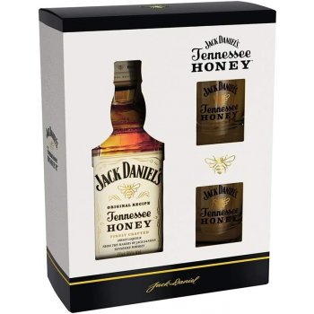 Jack Daniel's Honey 0,7 l (dárkové balení 2 sklenice) od 597 Kč - Heureka.cz