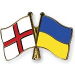 Odznak (pins) 22mm vlajka Anglie + Ukrajina - barevný – Hledejceny.cz