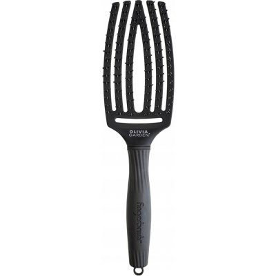 Olivia Garden Kartáč FingerBrush Care Ionic Double Bristles černý – Hledejceny.cz