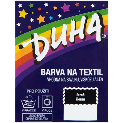 Ideal Duha barva na textil černá 15 g – Zboží Dáma