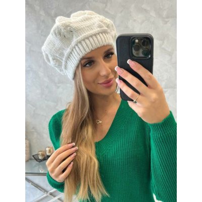 Dámský baret K369 white – Hledejceny.cz