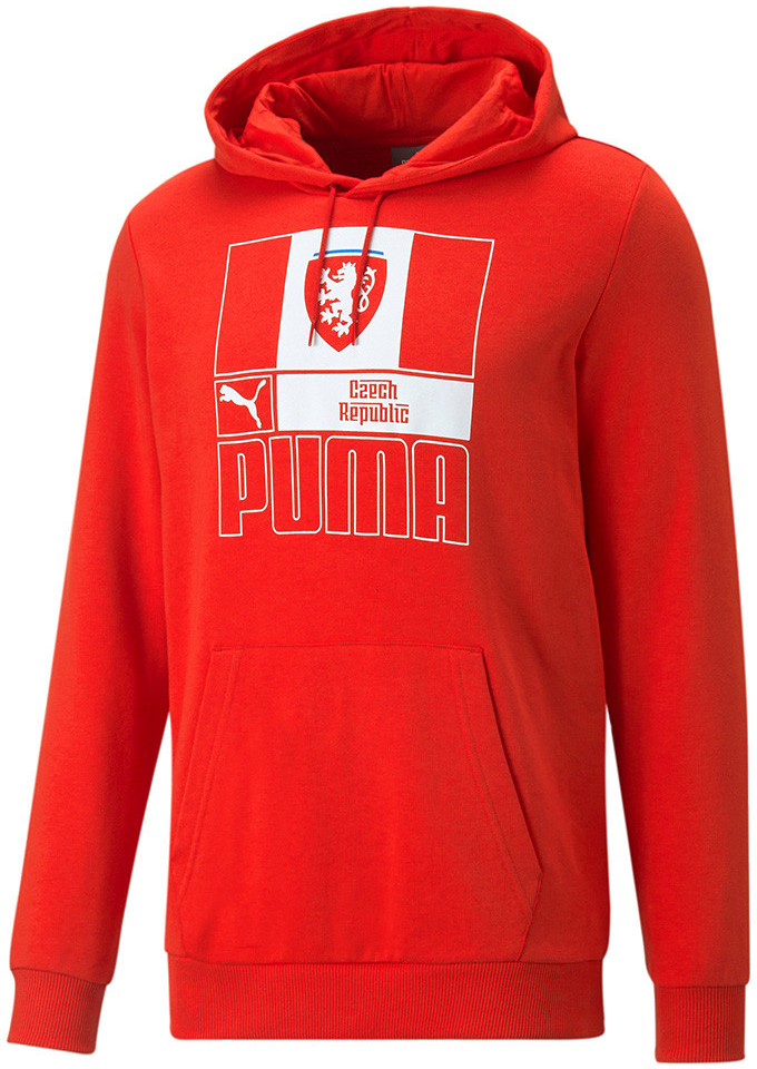 PUMA Mikina ČESKÁ REPUBLIKA FtblCore red